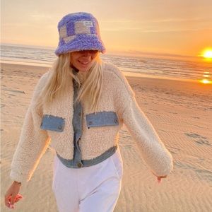 fuzzy urban outfitters jacket